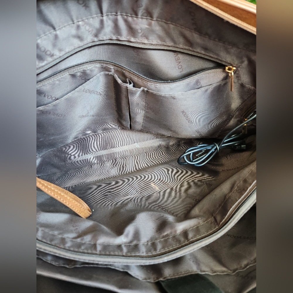 LOVEVOOK Brown Laptop Bag - Picture 5 of 14